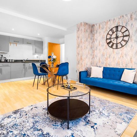 Luxury Sea Blue-Birmingham Central Apartment Exterior foto